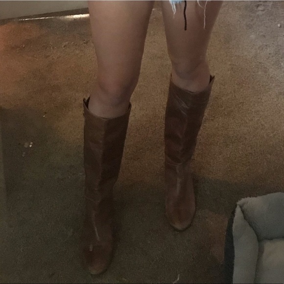 Steve Madden Intyce Leather Riding Boots - Picture 3 of 4